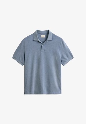 GANT, TWO-TONED - Polo shirt - vintage blue