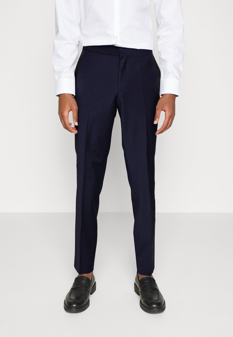 HUGO - HESTEN - Trousers - dark blue, Enlarge