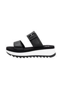 Rieker Sport Mules - schwarz