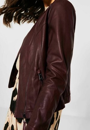 Kunstlederjacke - red