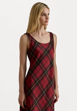 CARESHA-SLEEVELESS-DAY DRESS - Koktélruha / Partiruha - black/red