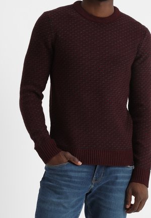 Maglione - mottled bordeaux