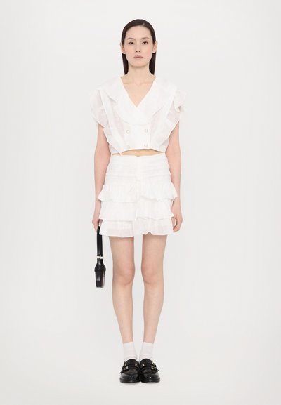 sandro HAUT FOLIE AVEC NEW BOUTONS BRIDAL - Blúz - blanc