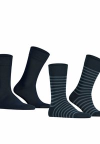 Esprit FINE STRIPE 2-PACK - Socken - marine