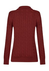 Felix Hardy CABLE - Langarmshirt - bordeaux