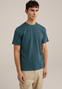 WE Fashion THE ULTRA SOFT - Jednoduché tričko - blue