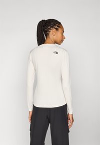 The North Face SHADOW LONG SLEEVE - Långärmad tröja - white dune