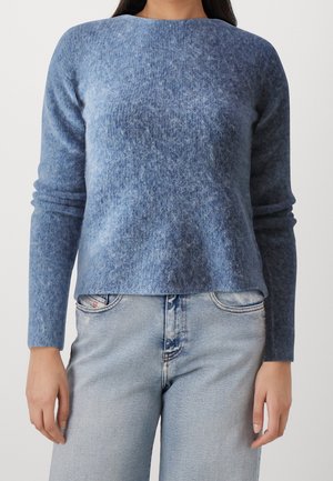 Trui - mottled blue
