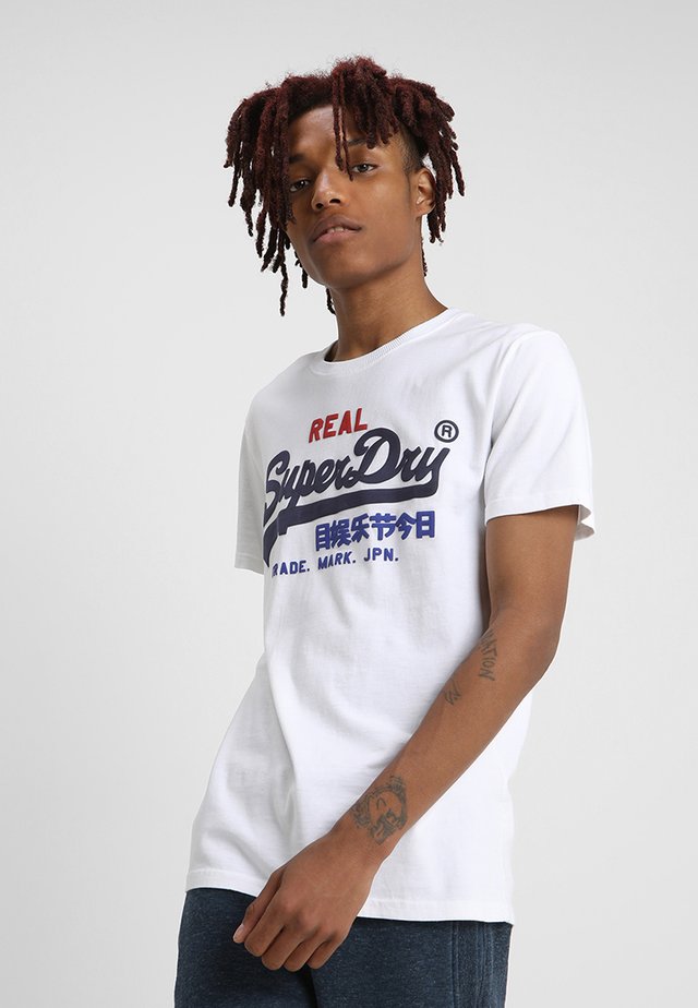 VINTAGE LOGO TRI TEE - T-shirt imprimé - optic
