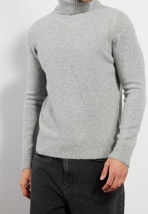 Jersey de punto - mottled light grey