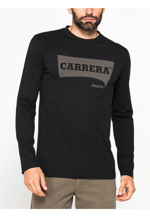 Carrera Jeans, CARRERA JEANS LONG SLEEVE T-SHIRT LOGO PRINT - Maglietta a manica lunga - black