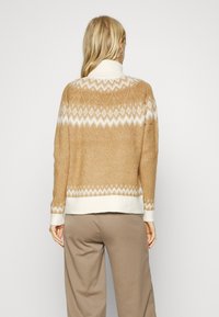 ONLY Tall ONLMARJANA HIGHNECK - Camisola - toasted coconut/taupe gray/pumice stone/humus