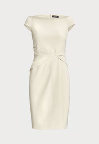 CREPE OFF THE SHOULDER COCKTAIL DRESS - Cocktailkleid/festliches Kleid - mascarpone cream