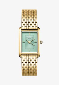 Wybrany, gold coloured mint green