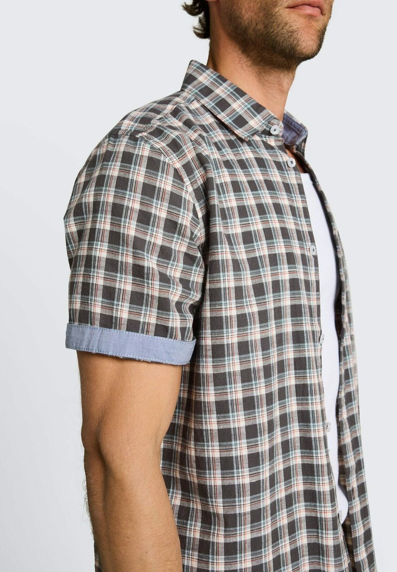 Chemise Tom Tailor Grise Imprimée Taille XL - Occasion Très Bon état - Modèle LC1215