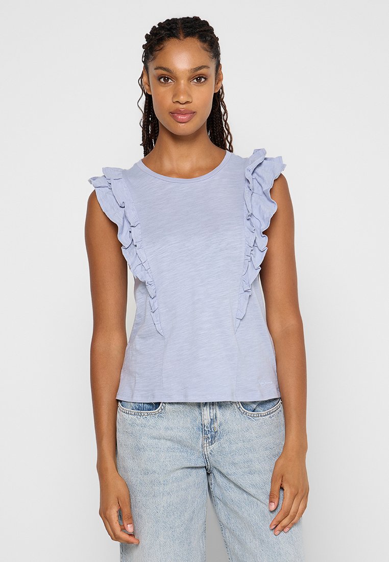 Pepe Jeans T-shirt basic blauw