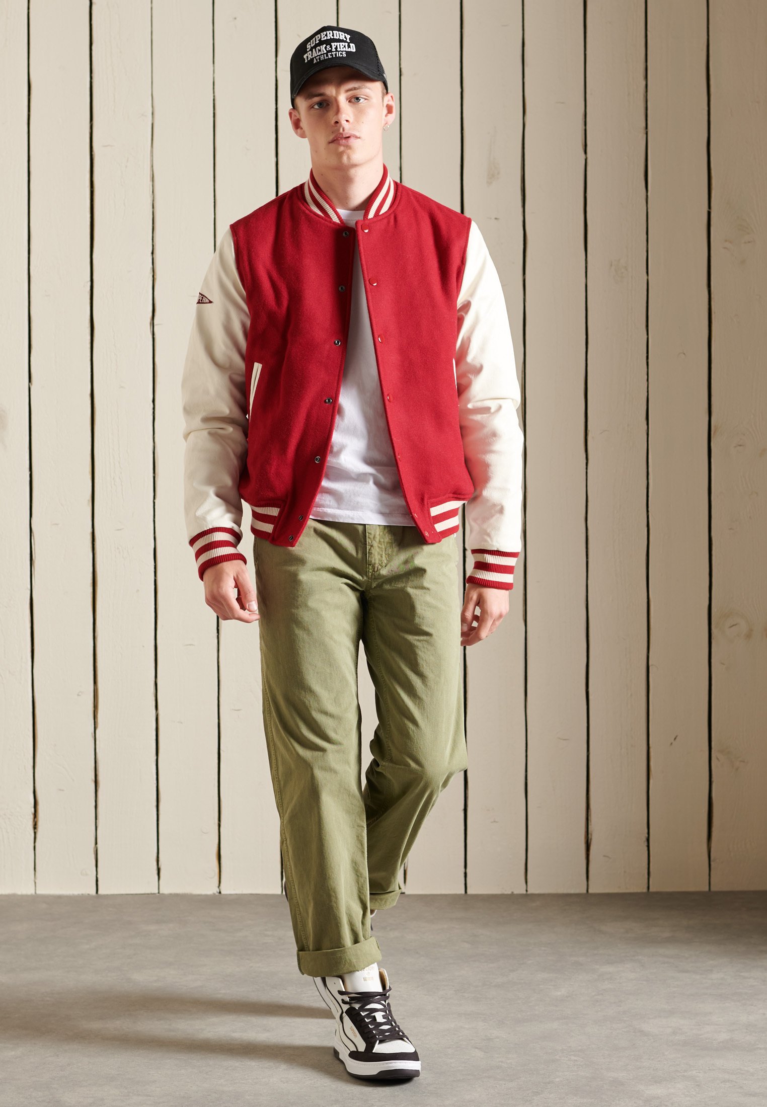 college jacket red