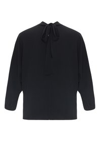 adL RUFFLED COLLOR GÜMPED - Camicetta - black