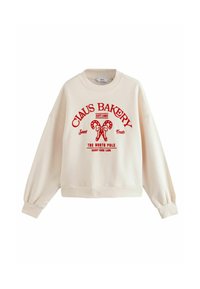 Next CHRISTMAS FRONT GRAPHIC CLAUS BAKERY - Sportinis megztinis - red ecru