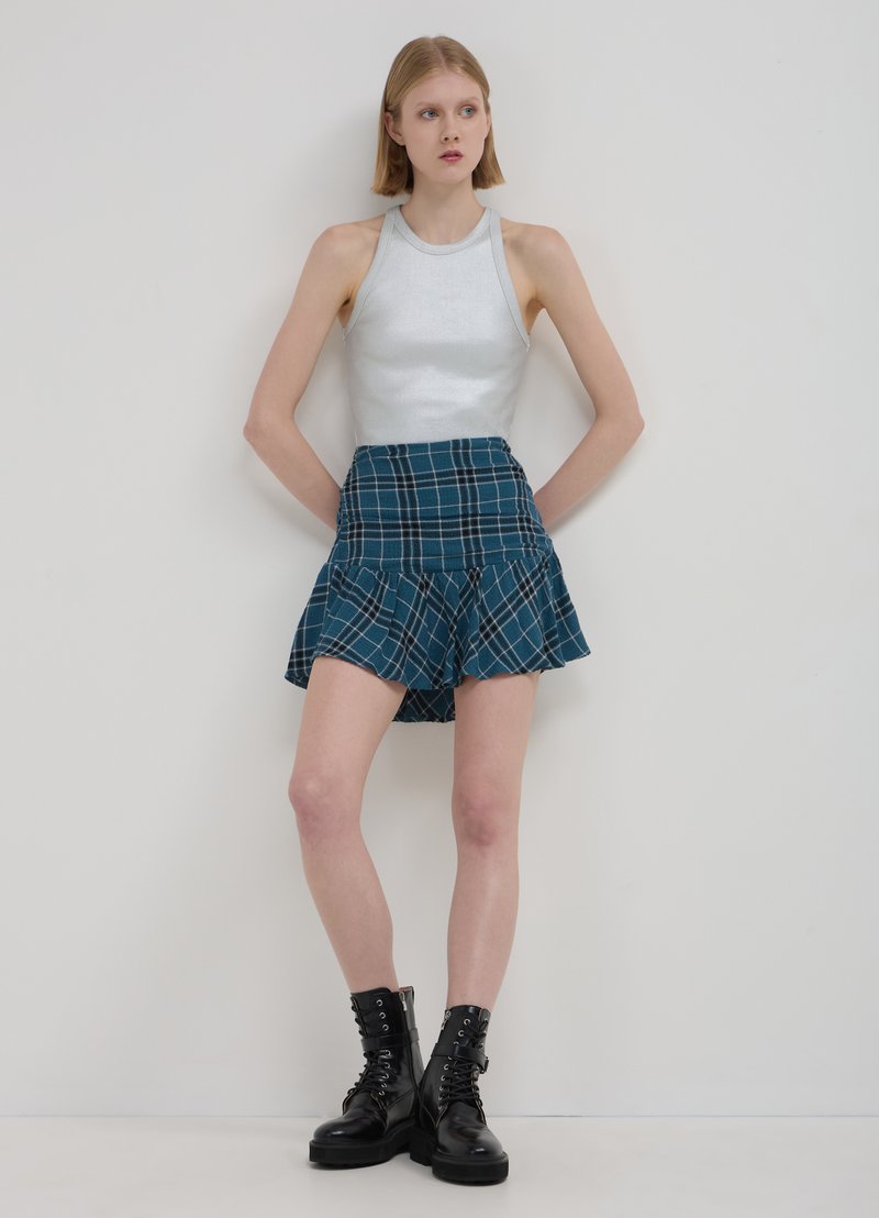 Calliope D'AVIRON À EFFET LAMINÉ - Top - argent