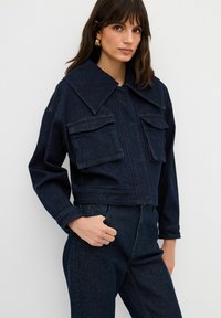 adL WIDE COLLAR - Farkkutakki - navy blue