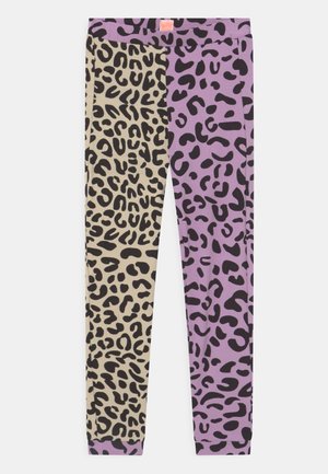 AGGI LEO  - Leggings - Pantaloni - purple/beige