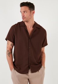 Buratti REGULAR FIT - Majica - brown