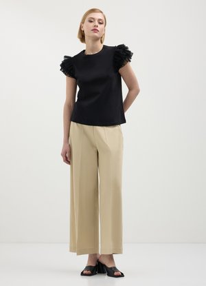 Calliope MANICHE - T-shirt con stampa - nero