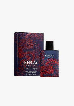Replay Fragrances REPLAY SIGNATURE RED DRAGON FOR MAN EDT 30ML - Eau de toilette - blue