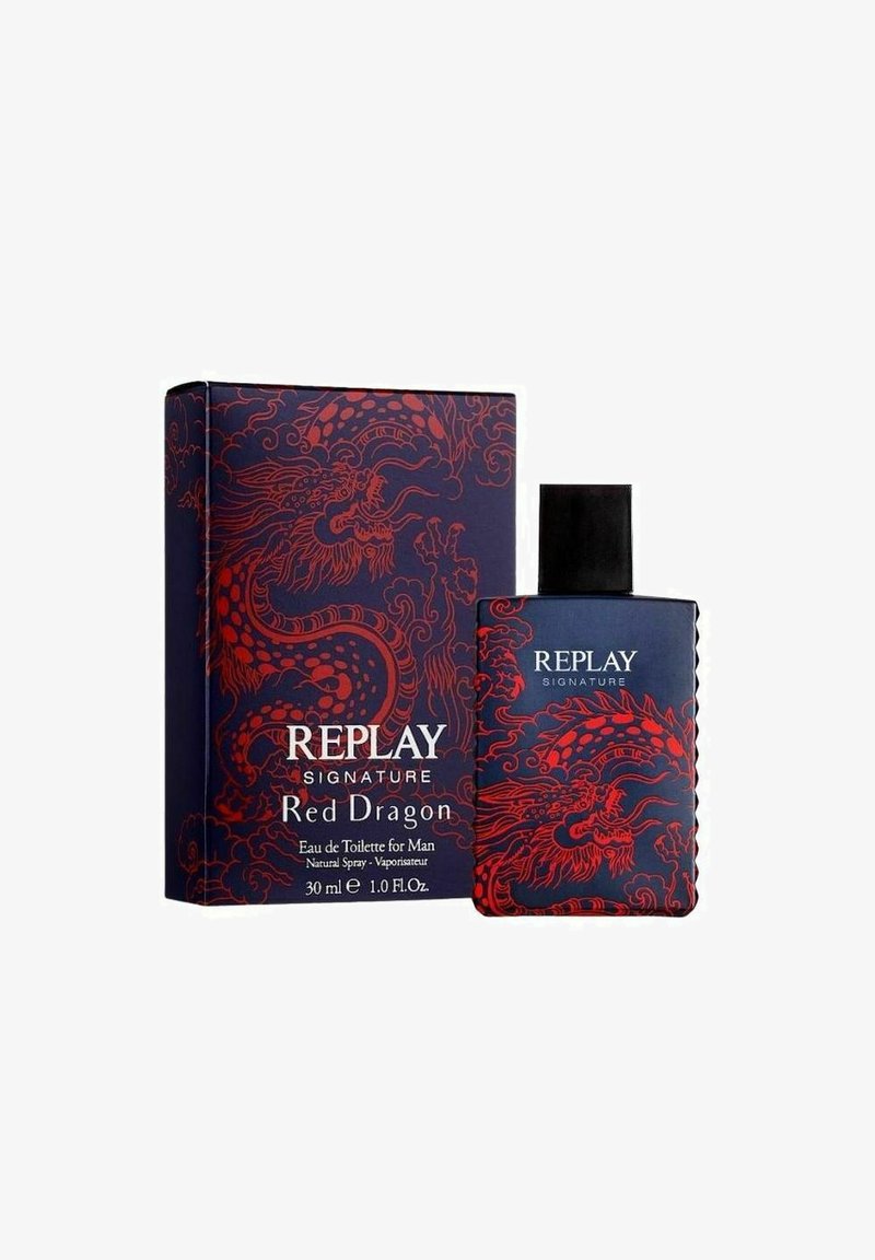Replay Fragrances - REPLAY SIGNATURE RED DRAGON FOR MAN EDT 30ML - Eau de toilette - blue, Forstør