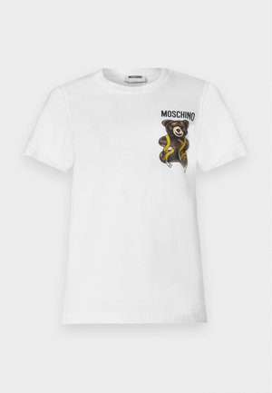 MOSCHINO, - T-shirt z nadrukiem