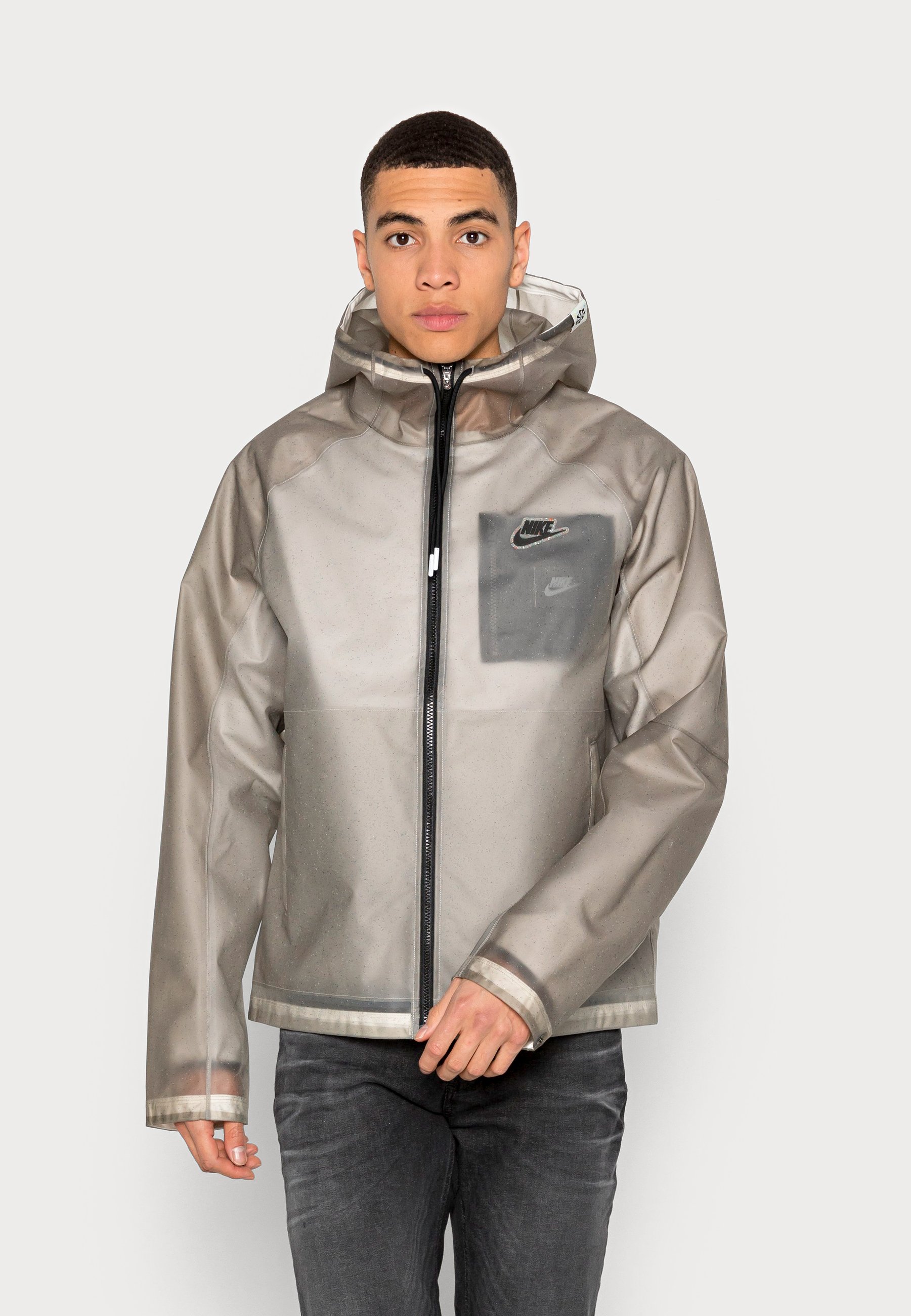 Grey nike waterproof jacket Clearance
