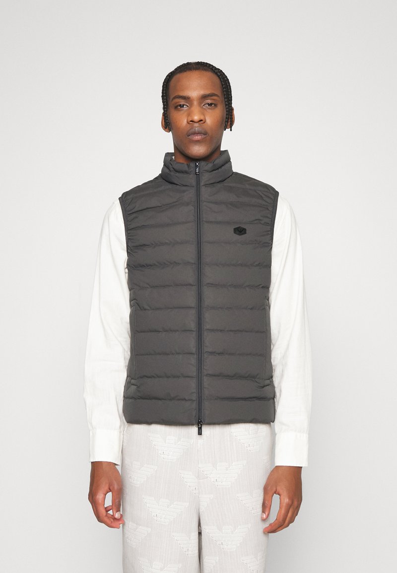 Emporio Armani DOWN WAISTCOAT - Colete - carbone