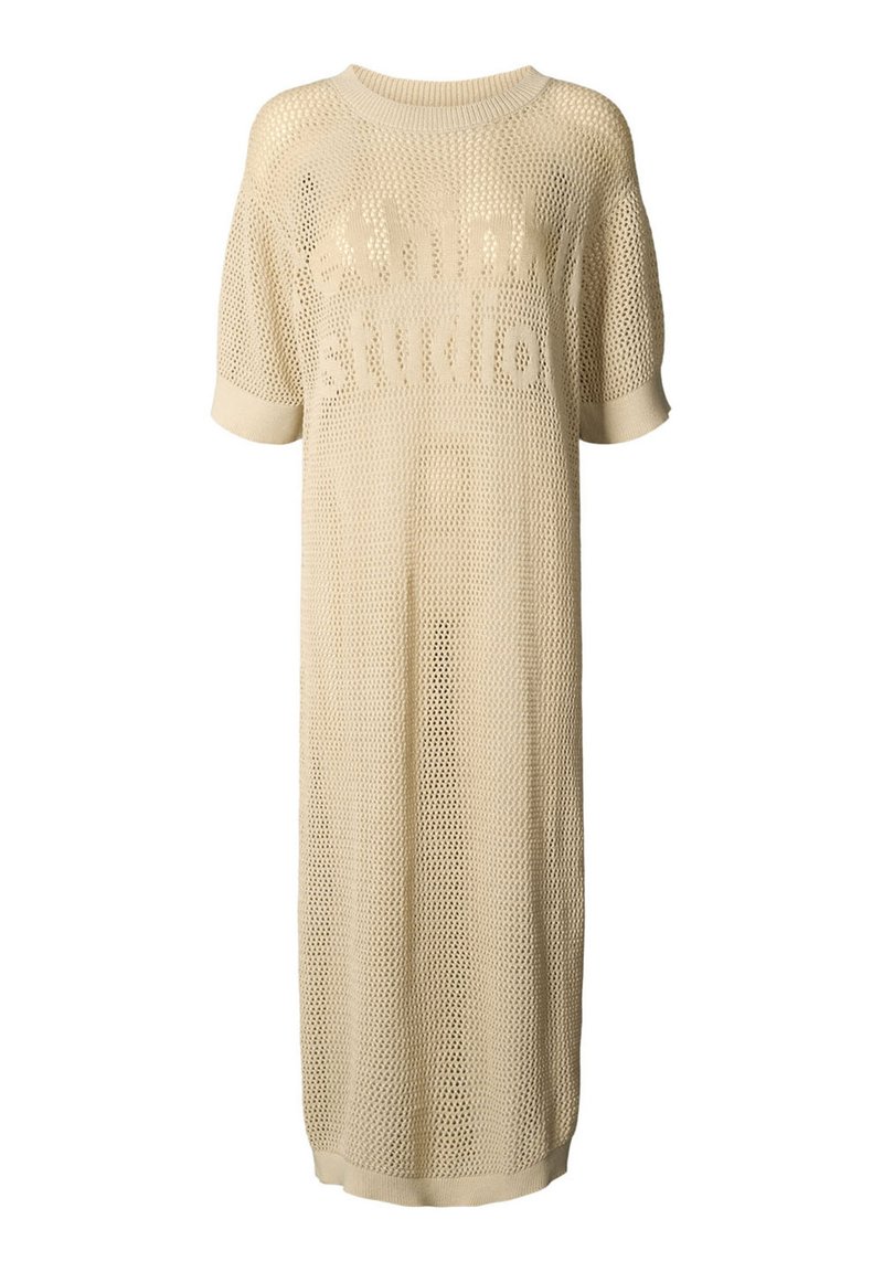 rethinkit studios LOOP - Strickkleid - oyster grey/beige - Zalando