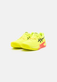 ASICS GEL-RESOLUTION 9 - Teniszcipők többféle pályához - safety yellow/black