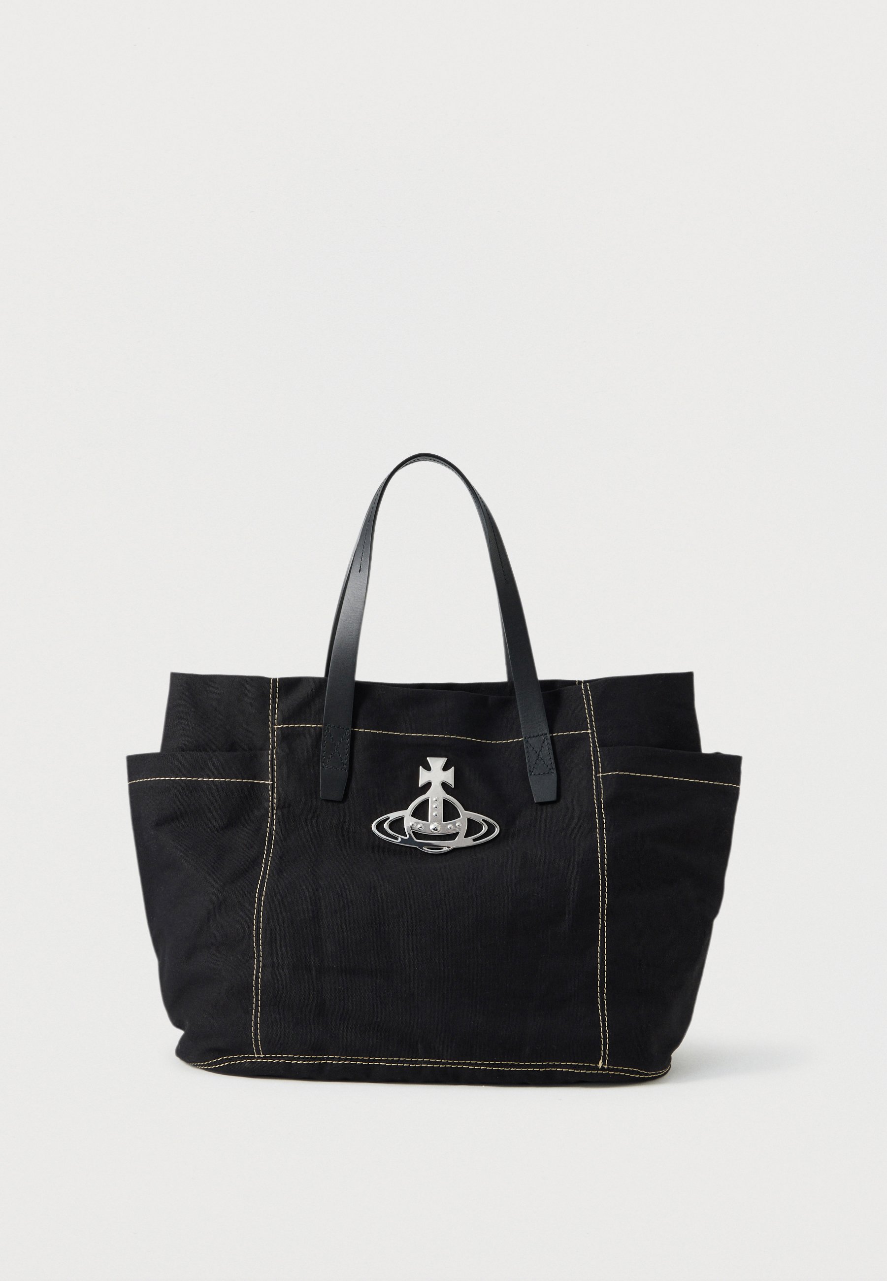 Vivienne Westwood HENRY MEDIUM TOTE UNISEX - Tote bag - black