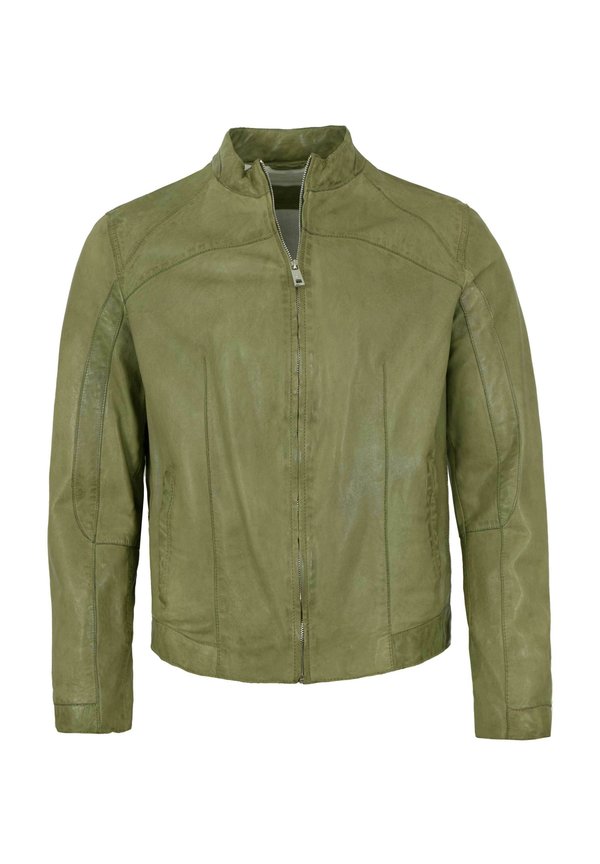 Lederjacke - grün