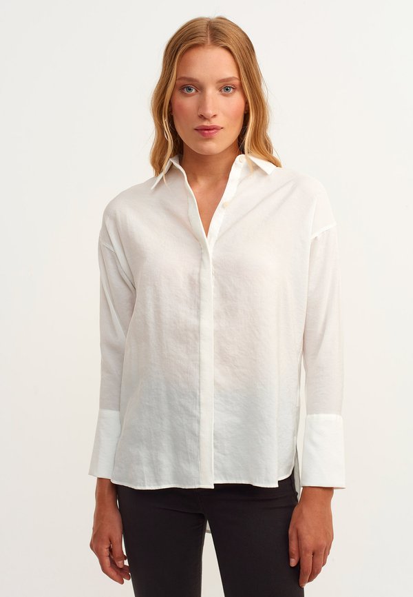 Hemdbluse - ice milk