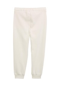 Licht beige sweats met een zachte katoen, voorzien van een elastische tailleband en boorden bij de enkels voor een perfecte pasvorm.