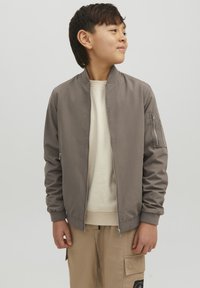 Jack & Jones Junior JJERUSH - Bombejakke - dark brown