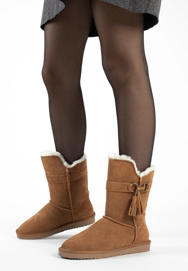 Stiefelette - chestnut