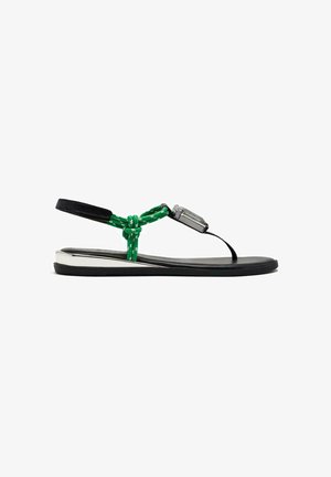 Gioseppo, PIEL PEDRERÍA HOPEDALE OAKDALE - Sandalias de dedo - black