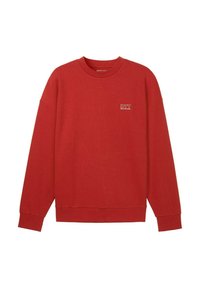 RELAXED MIT PRINTS - Sweatshirt - velvet red