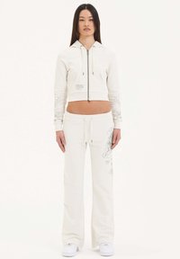 Ed Hardy BATTLE DRAGON FLARED - Pantaloni sportivi - white