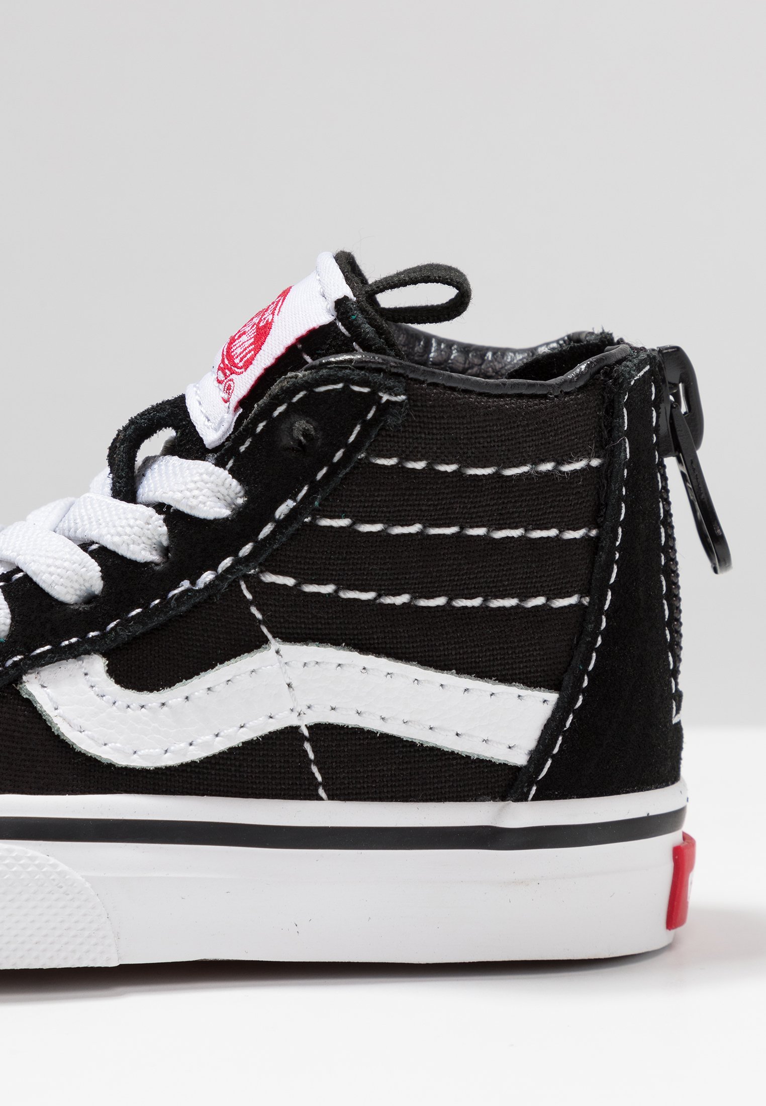 TD SK8 ZIP - Scarpe primi passi - black/white TD SK8 ZIP - Scarpe primi passi - black/white