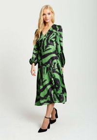 Liquorish ZEBRA PRINT  - Day dress - green