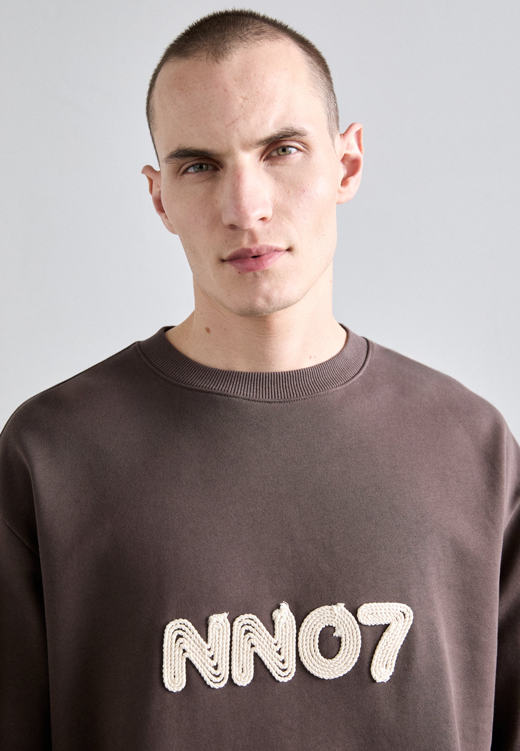 NN.07 DAVID CREW - Sweatshirt - coffee/brown - Zalando.co.uk
