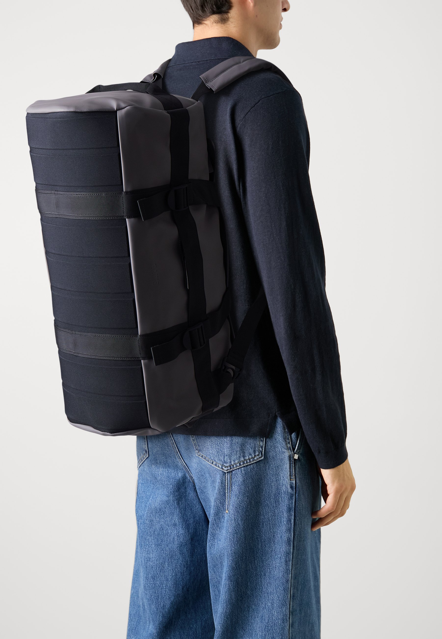 Borsone Da Viaggio 40L – Duffel Bag Con Scomparto Scarpe E Tasca Bagnata, 55,9x27,9x27,9 Cm, In Materiale 900D, Grigio