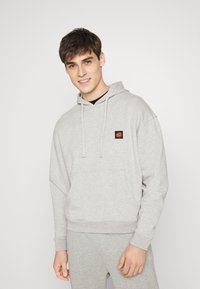 Santa Cruz CLASSIC LABEL HOOD - Camisola - heather grey