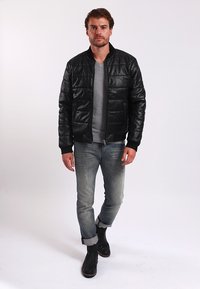 Lee Cooper Leren jas - black